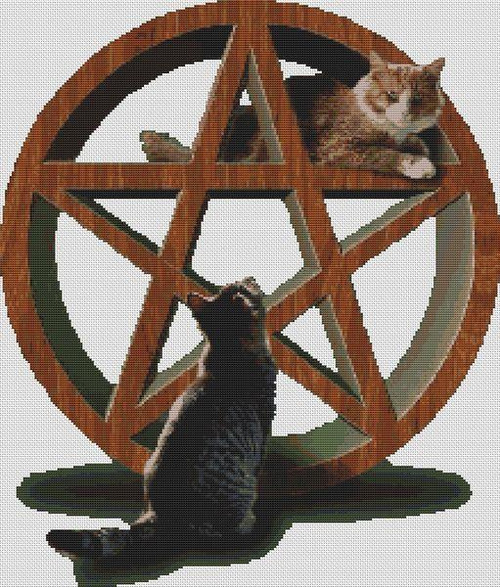 Cat Magick Ii / White Willow Stitching