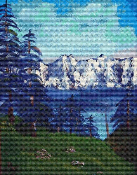 Beauty On The Mountain / White Willow Stitching