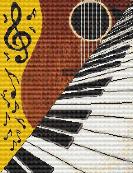 Art Of Music / White Willow Stitching