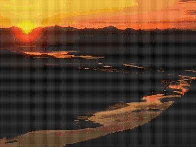 Alaskan Sunset / White Willow Stitching