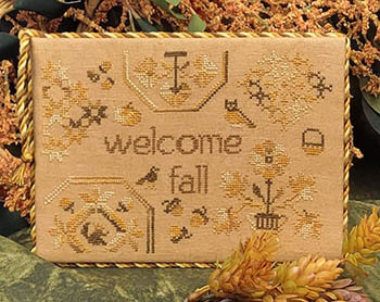 Welcome Fall Quaker / Wildflower Stitching LLC