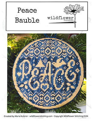 Peace Bauble / Wildflower Stitching LLC