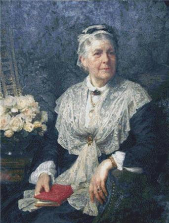 Portrait Of A Lady In A Lace Edged Dress / X Squared Cross Stitch