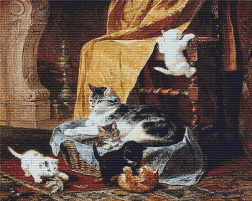 A Busy Family / X Squared Cross Stitch
