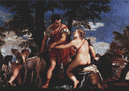 Venus And Adonis / X Squared Cross Stitch