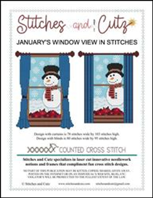 January Window View In Stitches / Stitches And Cutz