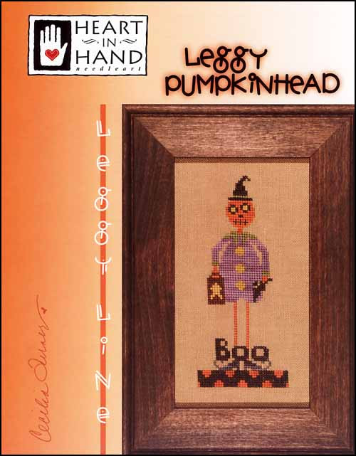 Leggy Pumpkinhead / Heart In Hand Needleart