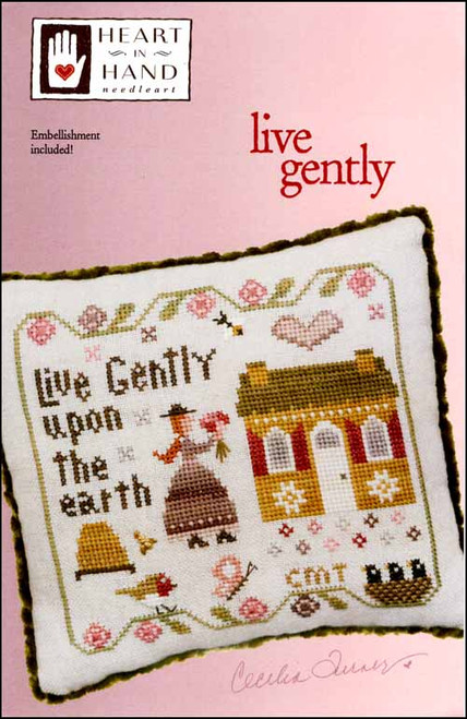 Live Gently / Heart In Hand Needleart
