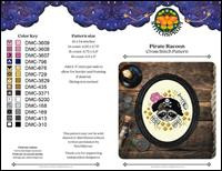 Pirate Racoon Dress Up / Stitchsprout Cross Stitch