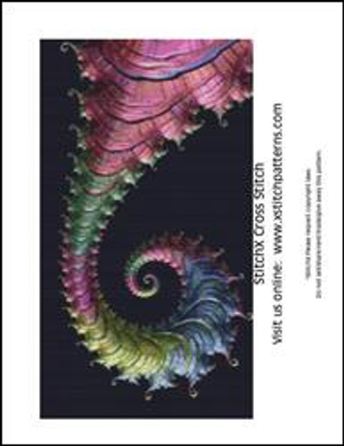 Fractal No 105 Cross Stitch / Stitchx Craft Designs