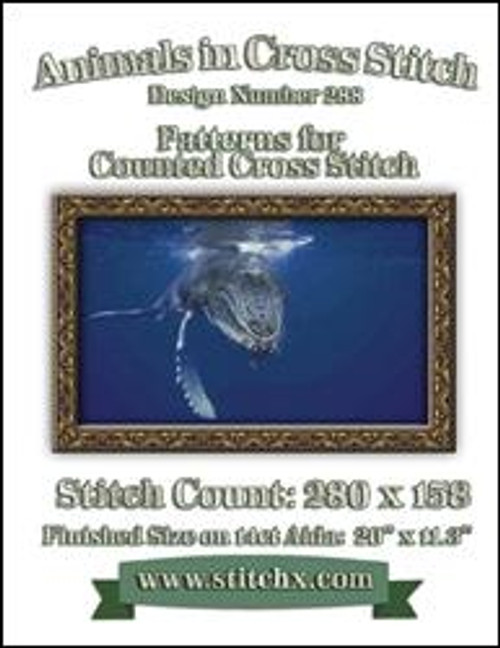 Giant Whale Cross Stitch Pattern / Stitchx Craft Designs