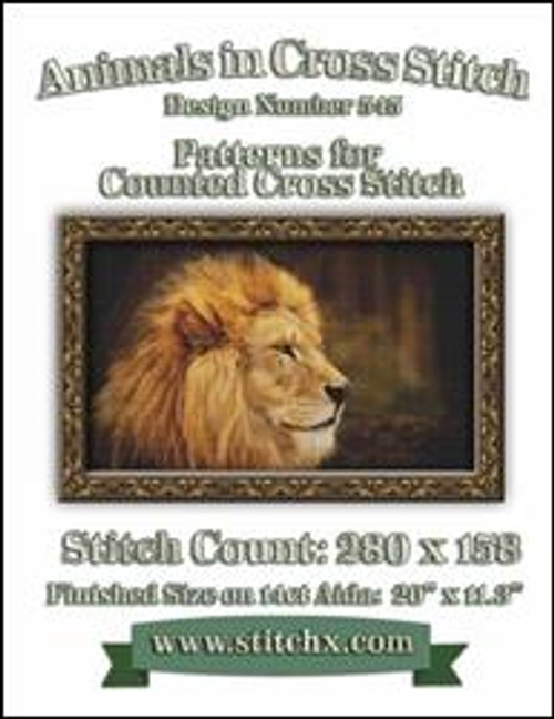 Majestic Proud Lion Cross Stitch Pattern / Stitchx Craft Designs