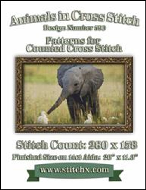 Playful Elephant Cross Stitch Pattern / Stitchx Craft Designs