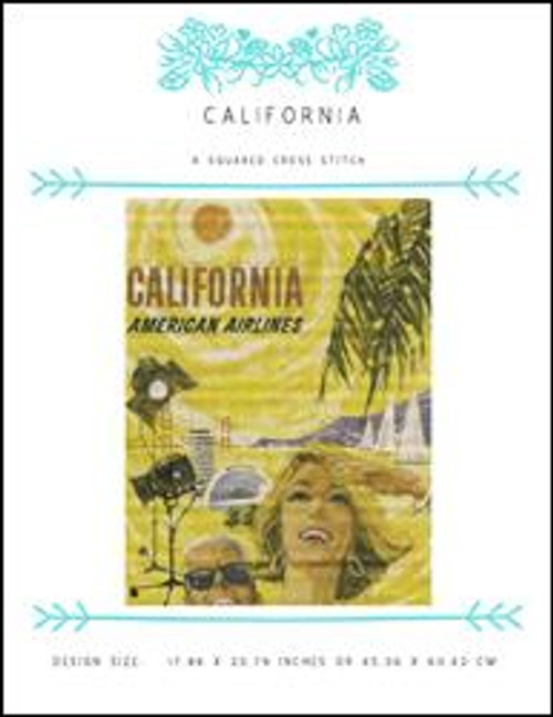California / X Squared Cross Stitch