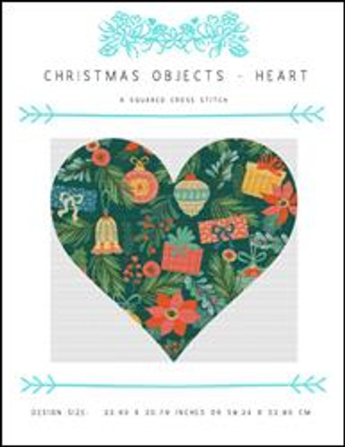 Christmas Objects - Heart / X Squared Cross Stitch