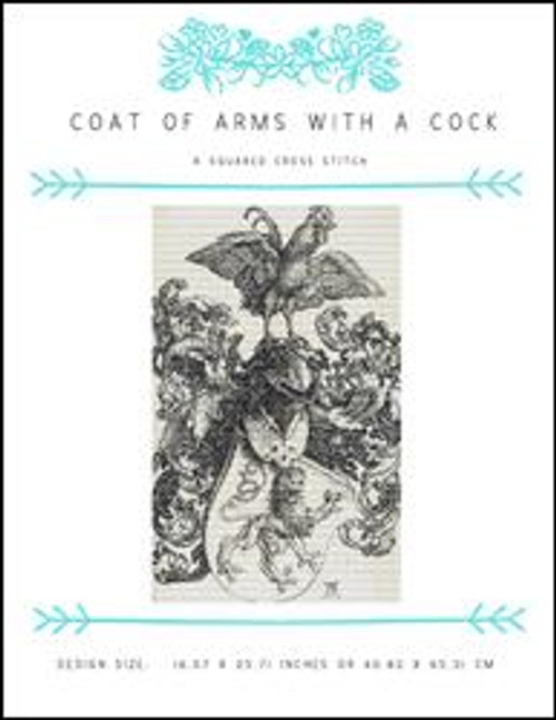 Coat Of Arms With A Cock / X Squared Cross Stitch