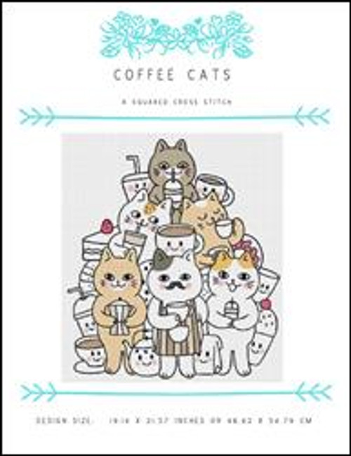 Coffee Cats / X Squared Cross Stitch