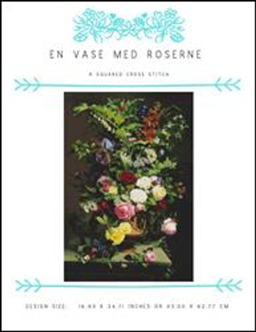 En Vase Med Roserne / X Squared Cross Stitch