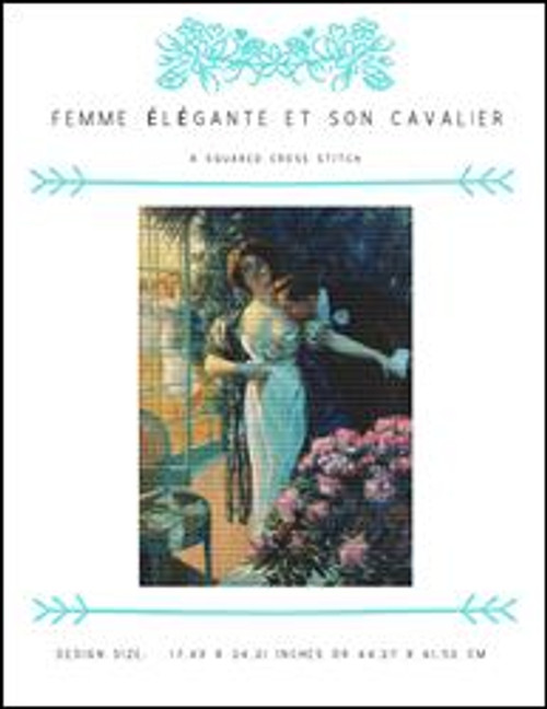 Femme Ã‰lÃ©gante Et Son Cavalier / X Squared Cross Stitch