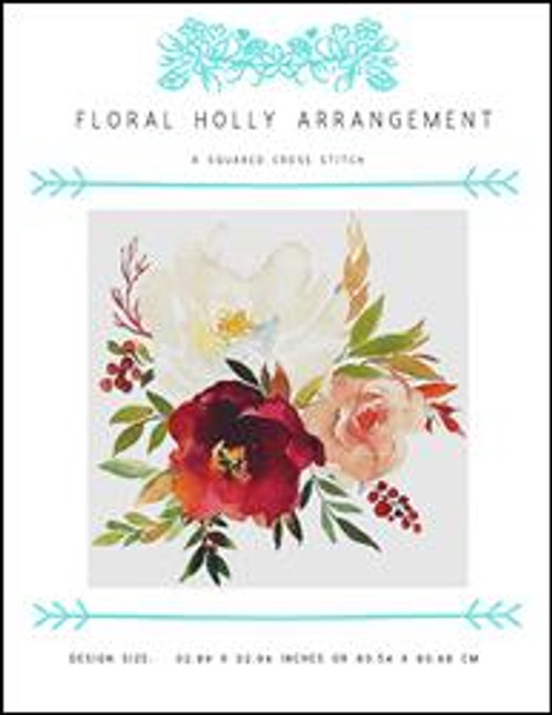 Floral Holly Arrangement / X Squared Cross Stitch