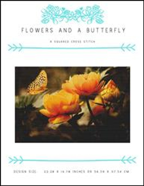 Flowers And A Butterfly / X Squared Cross Stitch