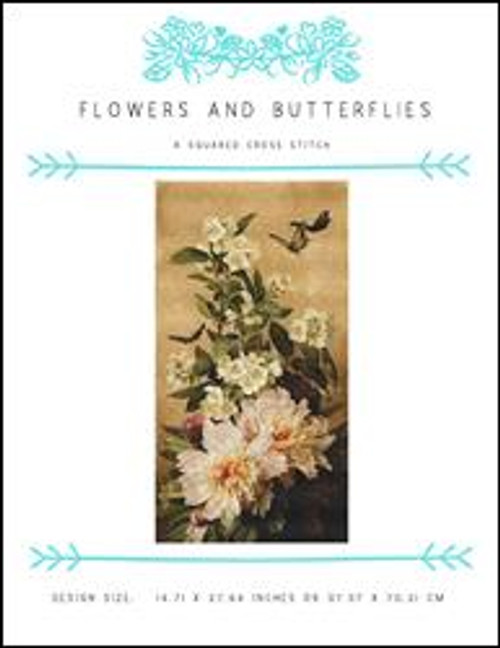 Flowers And Butterflies / X Squared Cross Stitch