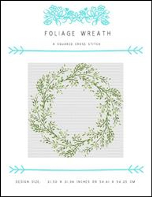 Foliage Wreath / X Squared Cross Stitch