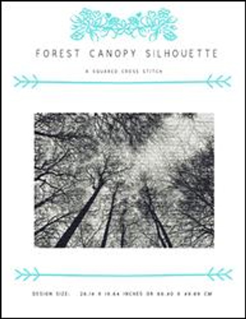 Forest Canopy Silhouette / X Squared Cross Stitch