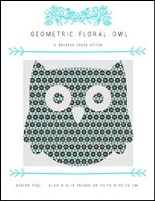 Geometric Floral Owl / X Squared Cross Stitch