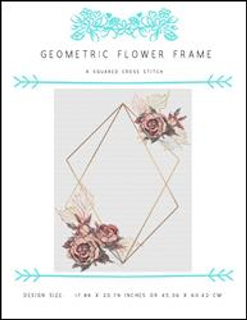 Geometric Flower Frame / X Squared Cross Stitch
