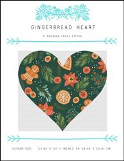 Gingerbread Heart / X Squared Cross Stitch
