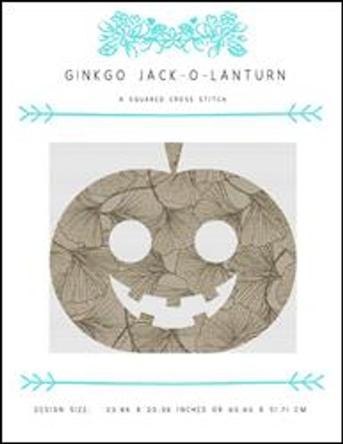 Ginkgo Jack-O-Lanturn / X Squared Cross Stitch