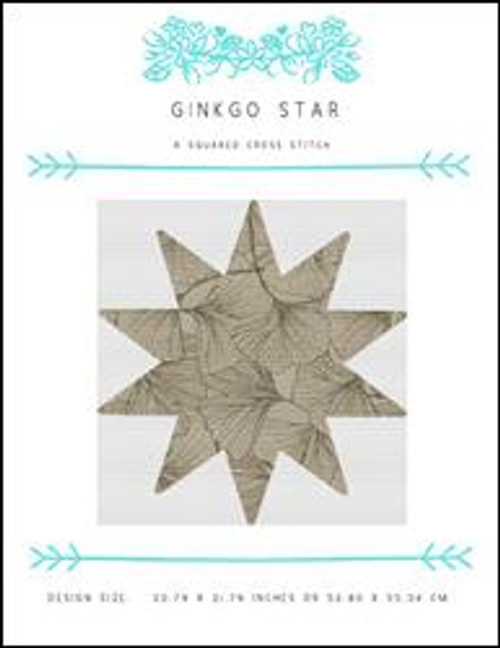 Ginkgo Star / X Squared Cross Stitch