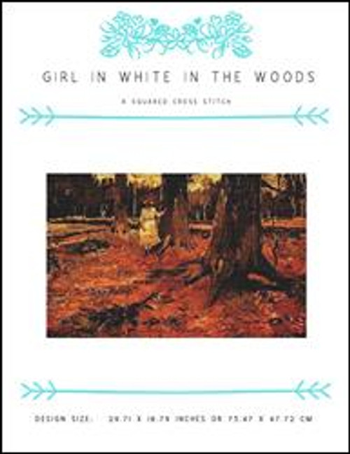 Girl In White In The Woods / X Squared Cross Stitch