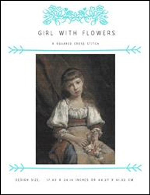 Girl With Flowers / X Squared Cross Stitch