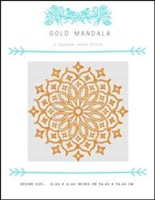 Gold Mandala / X Squared Cross Stitch