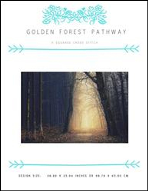 Golden Forest Pathway / X Squared Cross Stitch