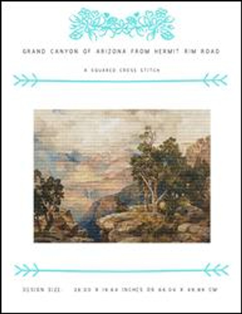 Grand Canyon Of Arizona From Hermit Rim Road / X Squared Cross Stitch