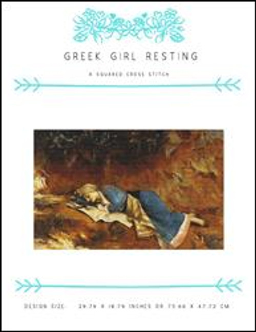 Greek Girl Resting / X Squared Cross Stitch