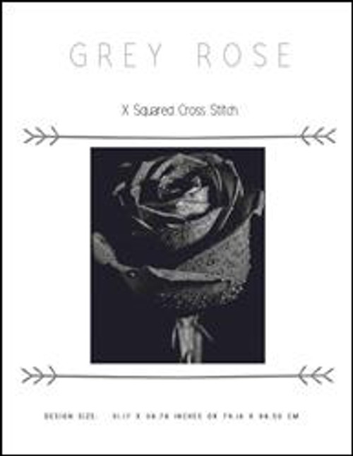Grey Rose / X Squared Cross Stitch