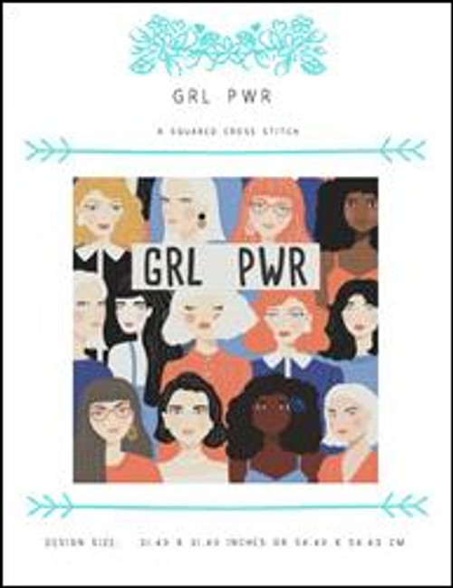 Grl Pwr / X Squared Cross Stitch