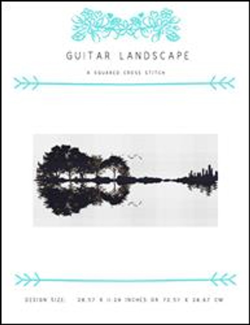 Guitar Landscape / X Squared Cross Stitch