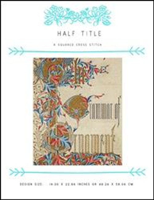 Half Title / X Squared Cross Stitch