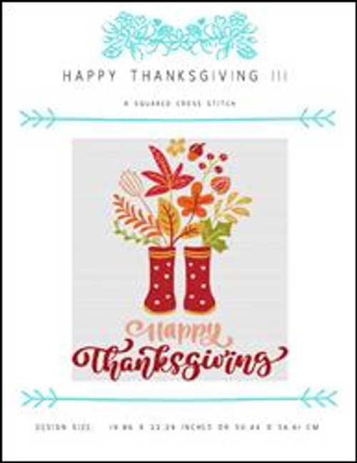Happy Thanksgiving Iii / X Squared Cross Stitch