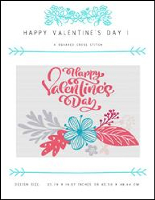 Happy Valentine's Day I / X Squared Cross Stitch