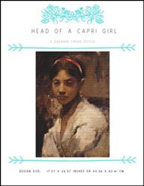 Head Of A Capri Girl / X Squared Cross Stitch