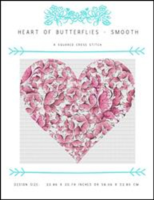 Heart Of Butterflies - Smooth / X Squared Cross Stitch