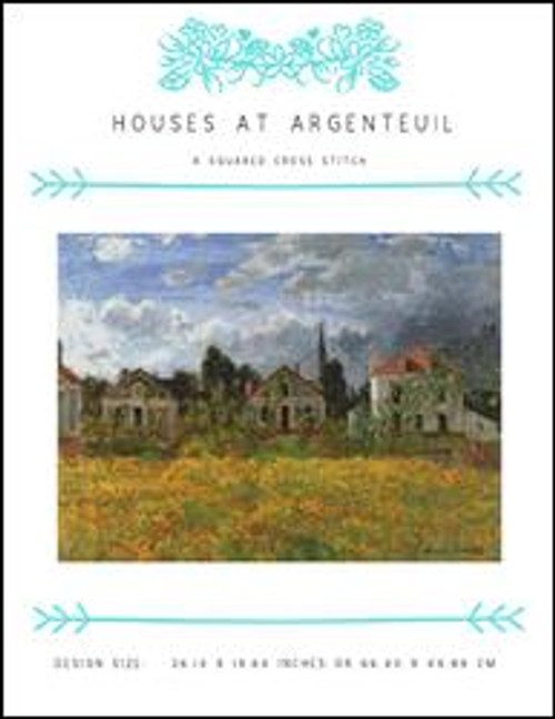 Houses At Argenteuil / X Squared Cross Stitch