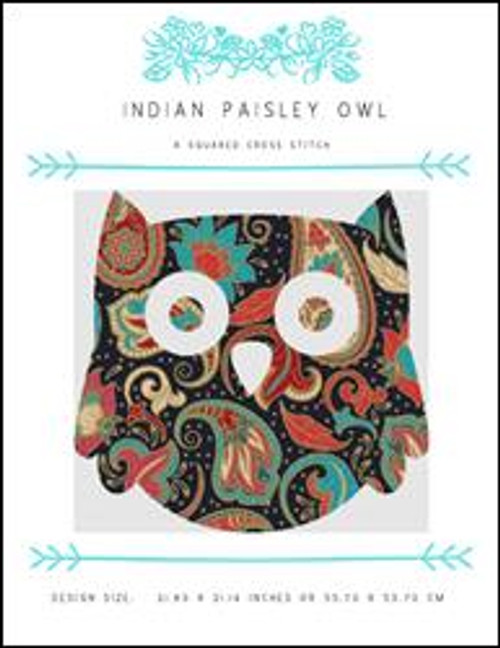 Indian Paisley Owl / X Squared Cross Stitch