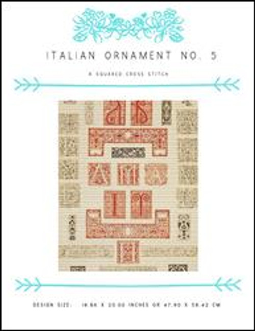 Italian Ornament No. 5 / X Squared Cross Stitch